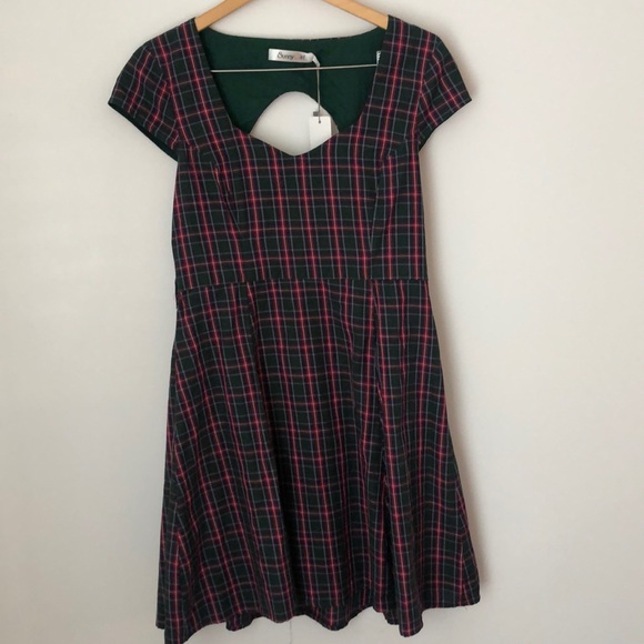 Sunny Girl Plaid Holiday Dress - Picture 1 of 5